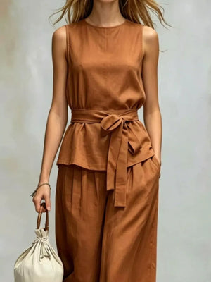 100% polyester Care instructions: Machine wash cold two-piece set in Red with relaxed silhouette