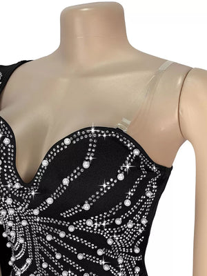 black formal gown
