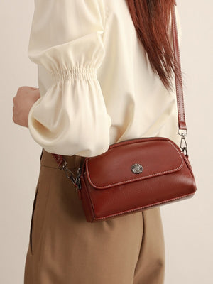 cognac crossbody bag