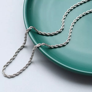 gold necklace with princess length and lobster clasp