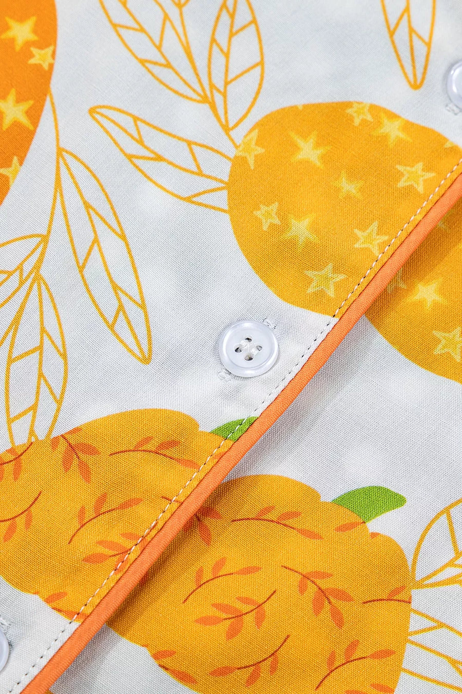 pajama set in orange