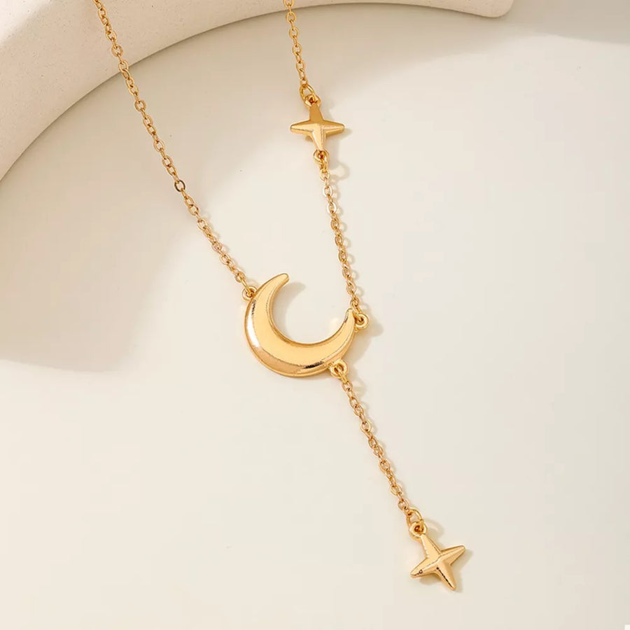 18K Gold-Plated,Alloy Care instructions: Avoid wearing during exercise, as sweat necklace in Gold with straight silhouette