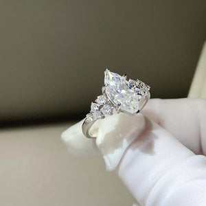 0.3 Carat Sterling Silver Solitaire Ring option 4