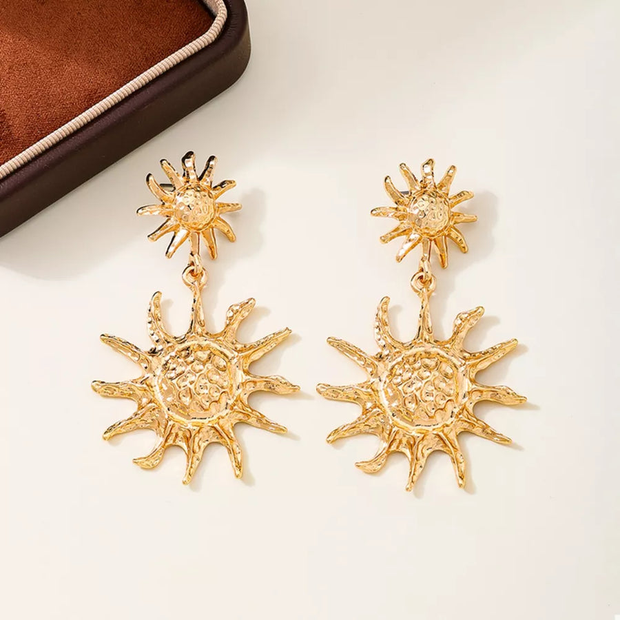 Gold earrings