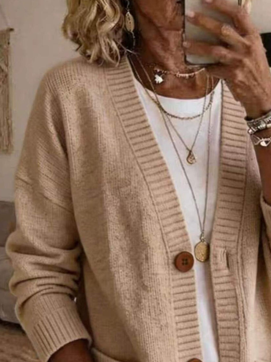 Khaki cardigan