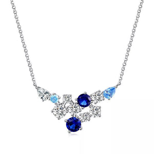 glam necklace in silver with n/a