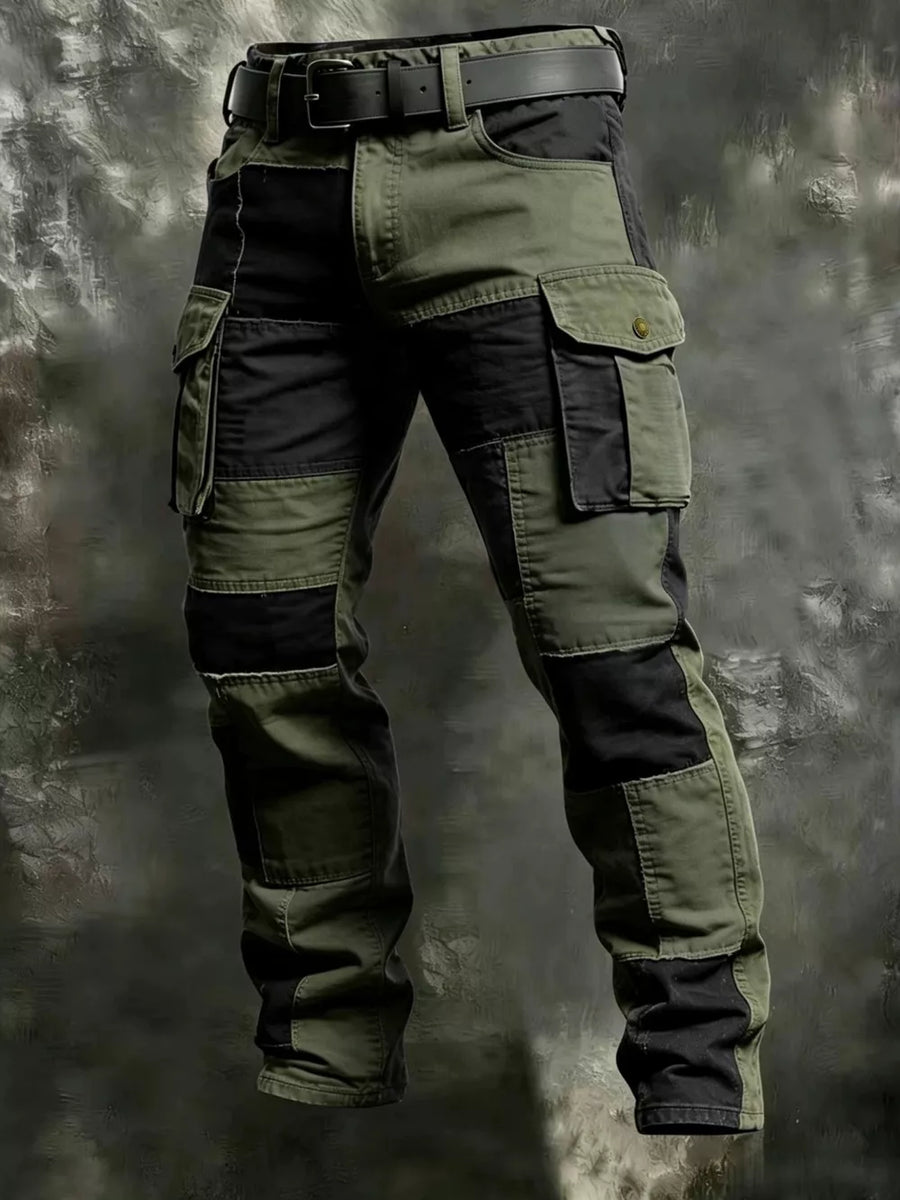 95%polyester, 5%spandex Care instructions: Machine wash cold cargo pants in Gray with tapered silhouette