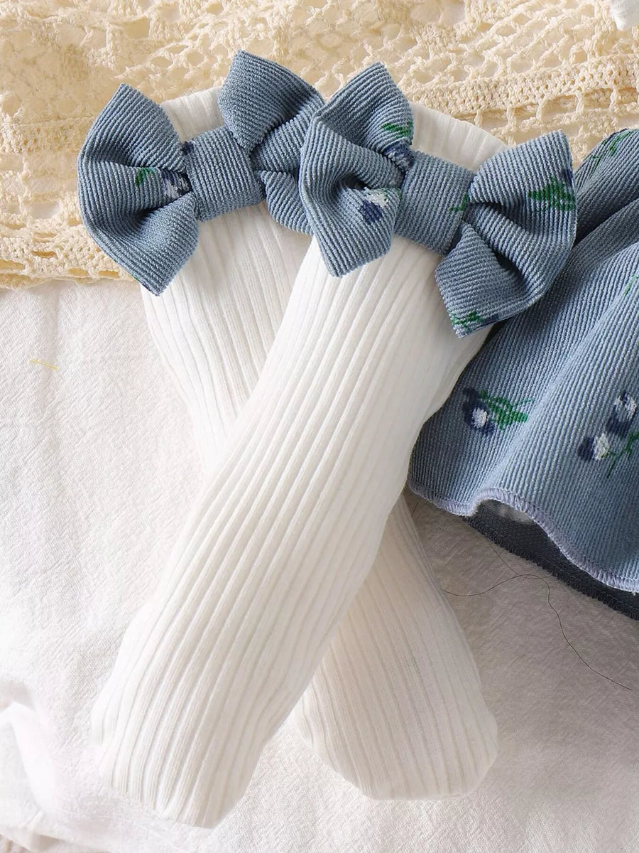 Children's Ribbed Knit Dress Set option 10