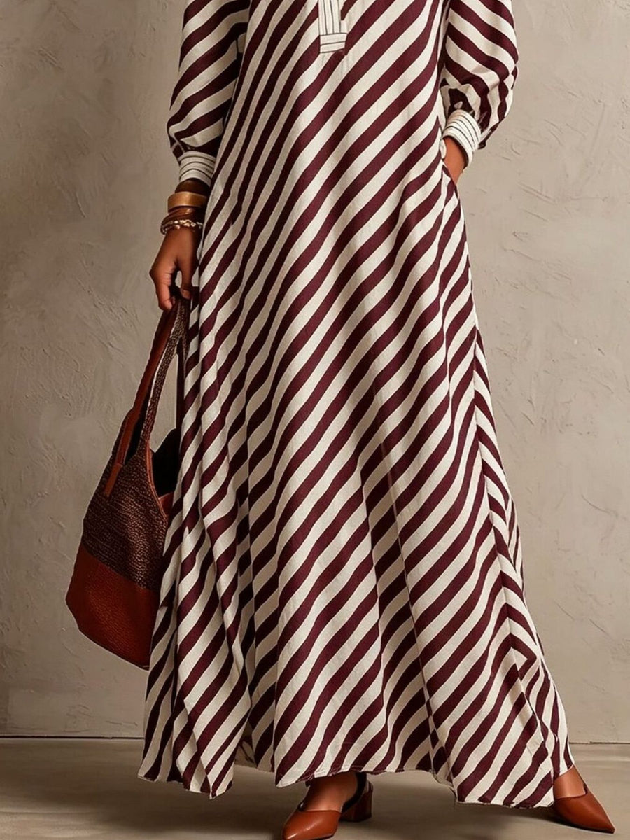 bohemian maxi dress in Sage with v-neck