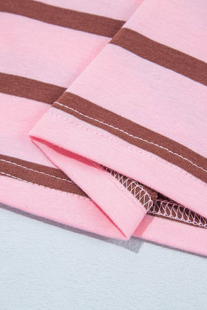Dusty Pink relaxed polo shirt with collared