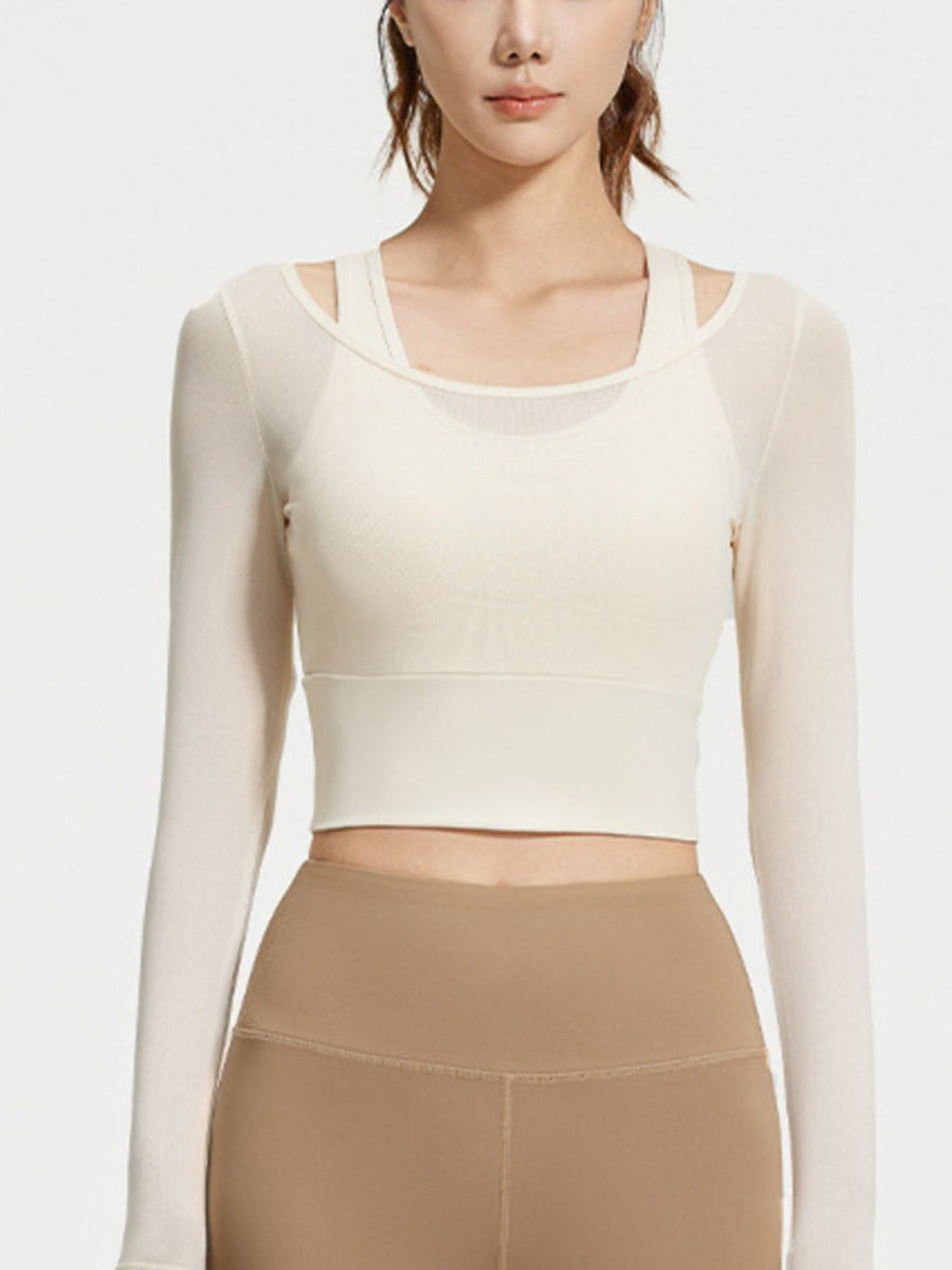 Black t-shirt with breathable and long sleeve
