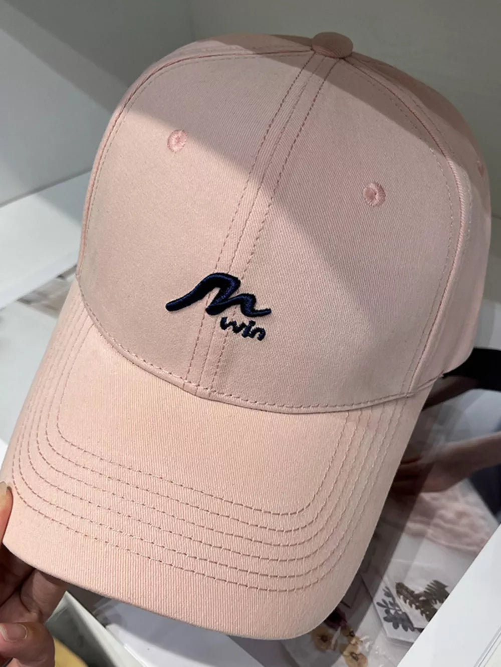 Black Embroidered Causal Baseball Cap