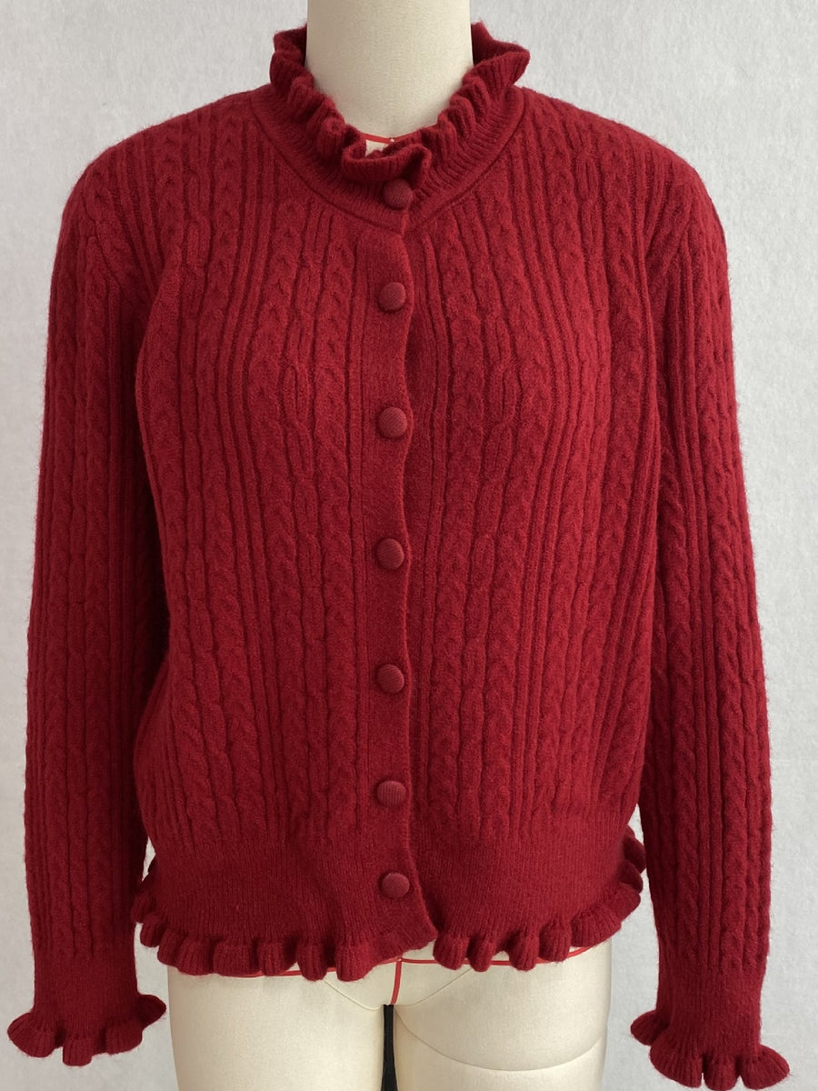 100% polyester Care instructions: Machine wash cold cardigan in Gray with regular silhouette