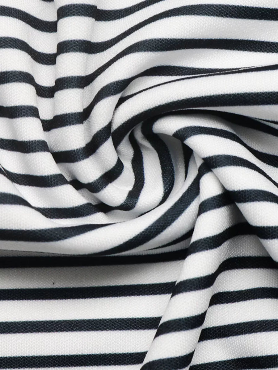 Timeless Striped Crew Neck Tee