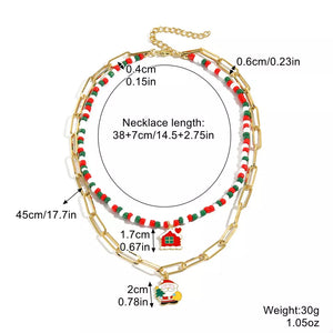 gold necklace with princess and clasp