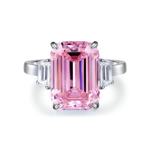ring featuring geometric in silver with 925 sterling silver,Zircon Care instructions: Avoid wearing during exercise, as