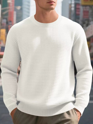 black sweatshirt with lightweight and long sleeve