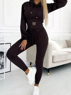 Blue pullover hoodie