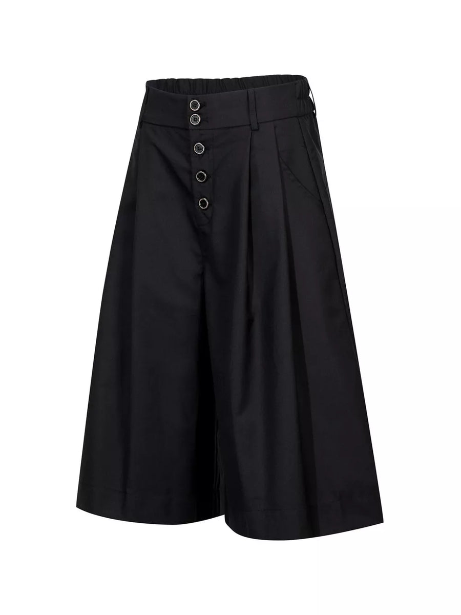 modern capris in Black with null