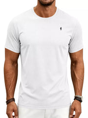 Men's Classic Fit Crew Neck T-shirt Plus Size in Black, view 17