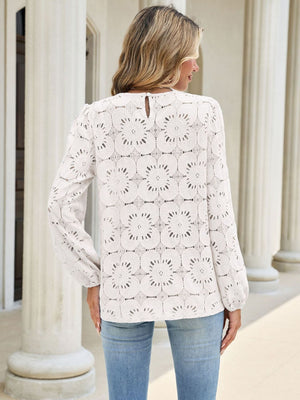 blouse featuring floral in Apricot with 100% polyester Care instructions: Machine wash cold texture