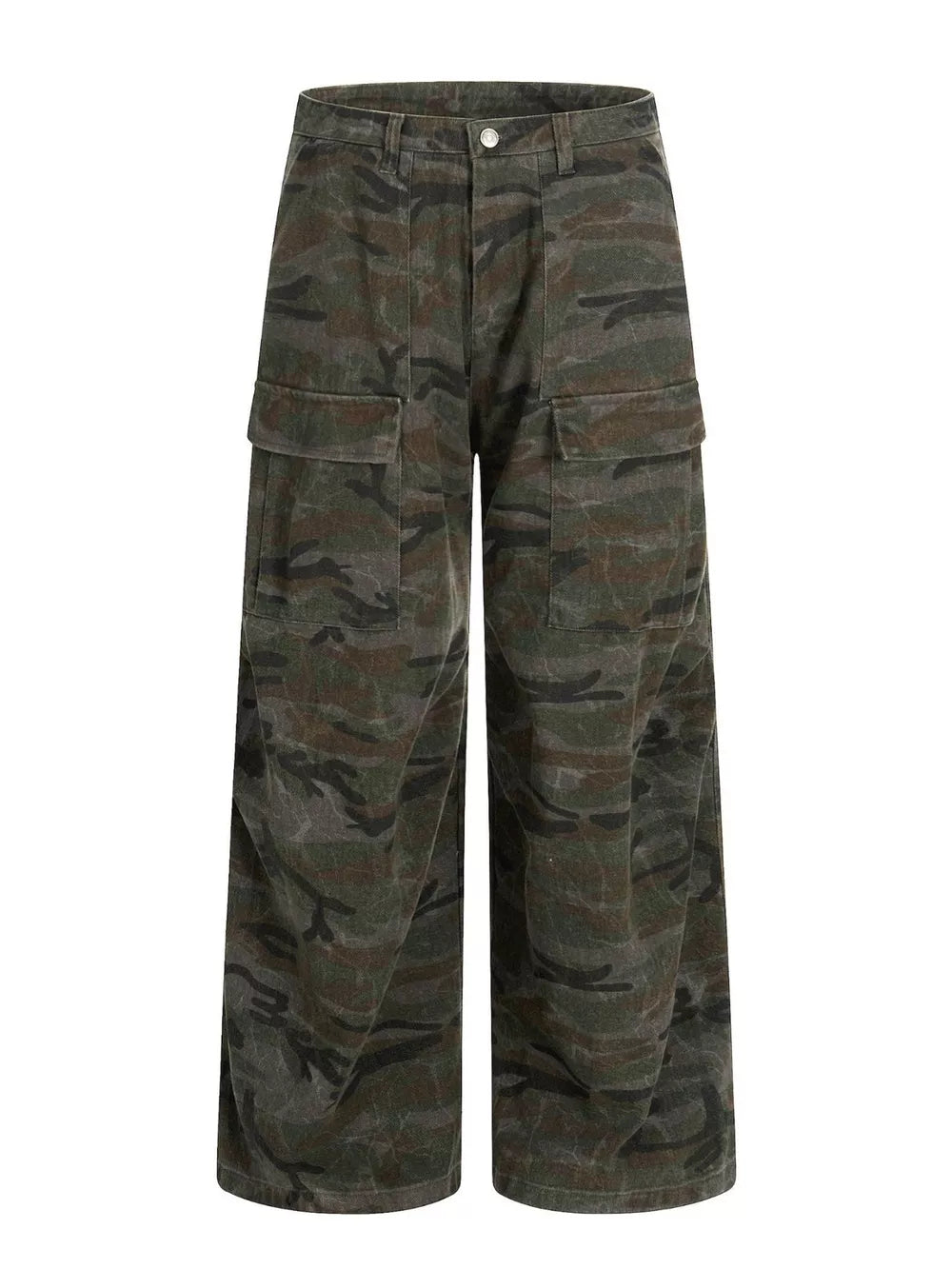 Green Camouflage Men's Camouflage Cargo Pants