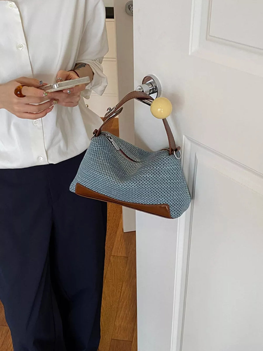 Woven Texture Crossbody Bag option 5