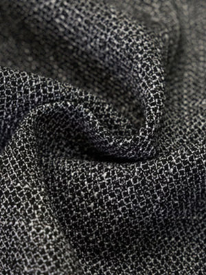 Dark gray textured sweatpants with a subtle woven pattern.