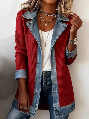 Polyester 100% Care instructions: Hand wash cold cardigan in Apricot with relaxed silhouette