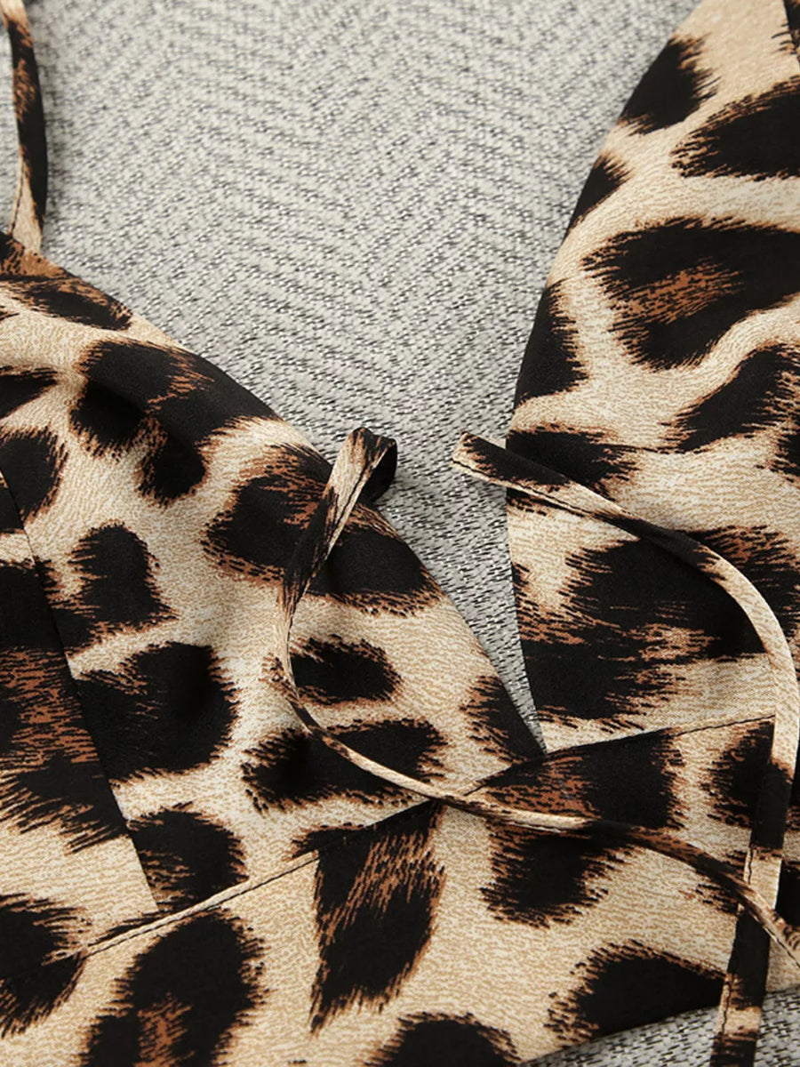 lounge set in brown