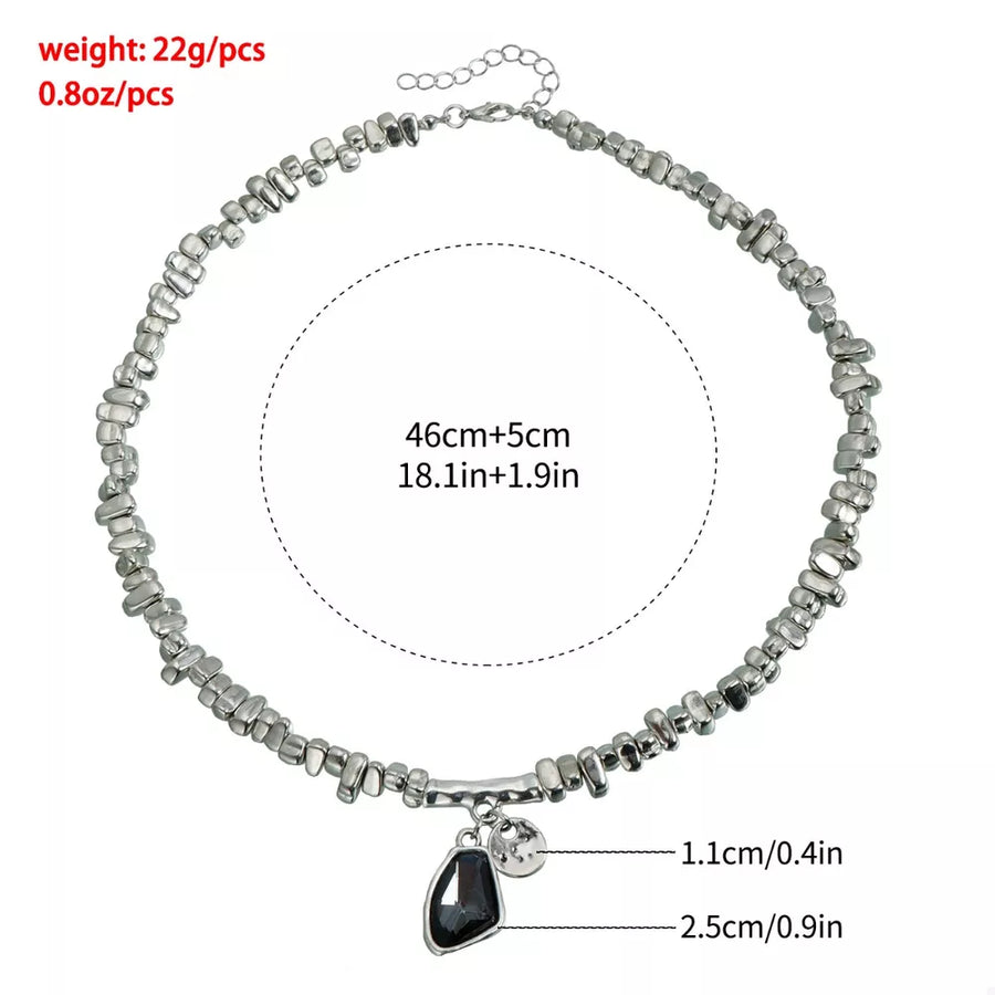 necklace in silver