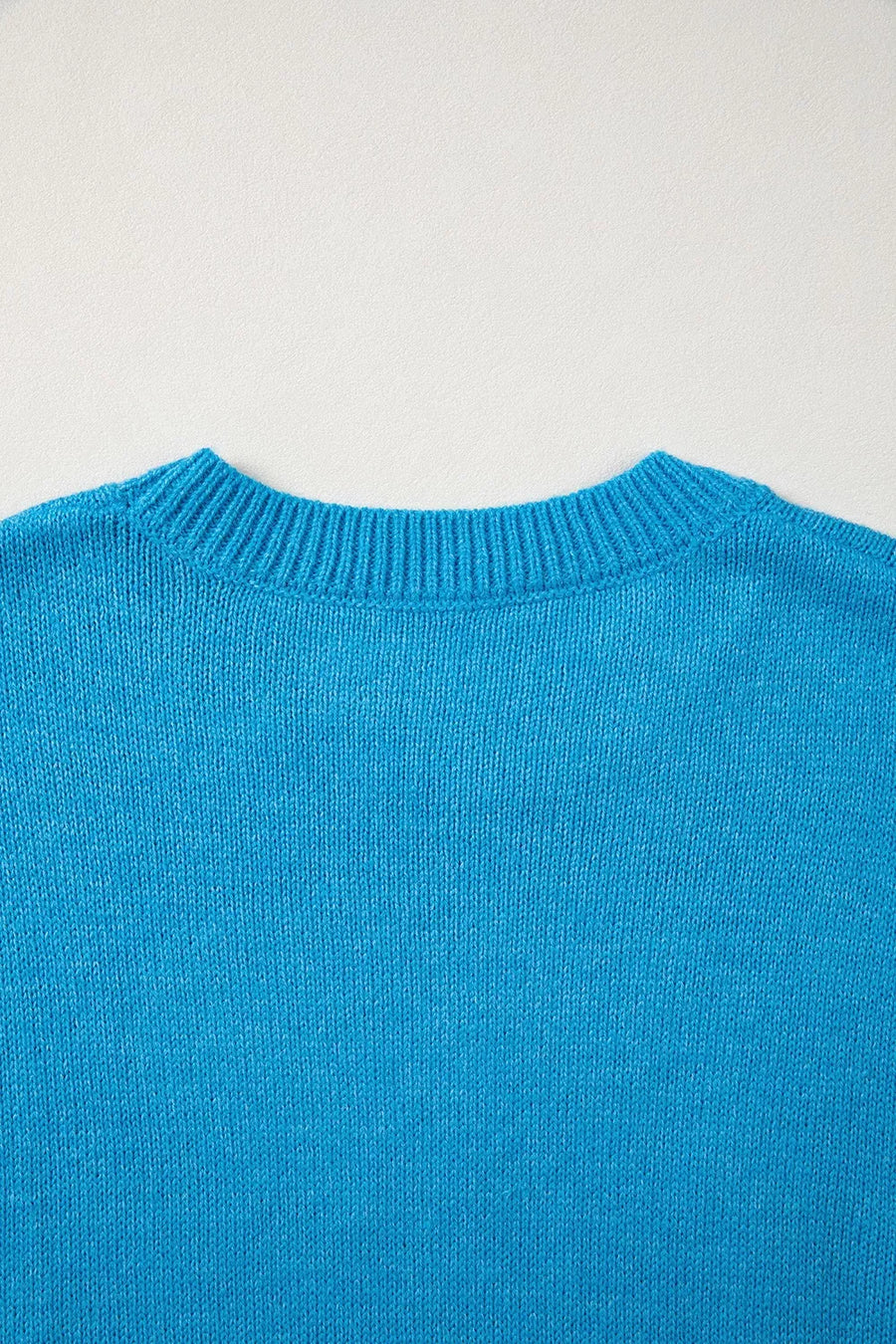 Western Embroidery Drop Shoulder Sweater option 9