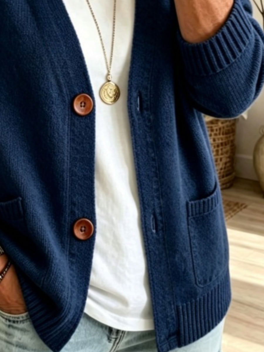 Full Size Button Up Raglan Sleeve Cardigan in white