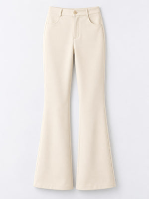 black with trousers with high-waisted