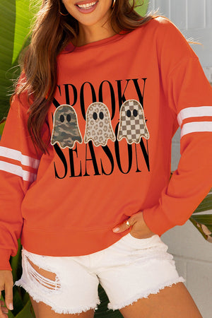 streetwear sweatshirt in white with crew neck