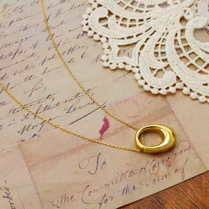 Gold necklace