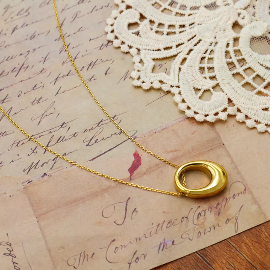 Gold necklace