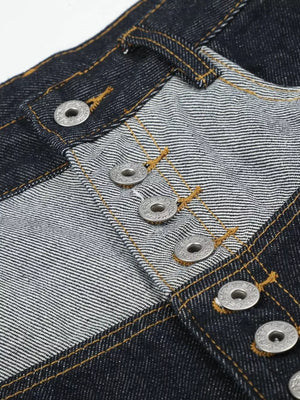 Men's Button Fly Denim Capris option 5