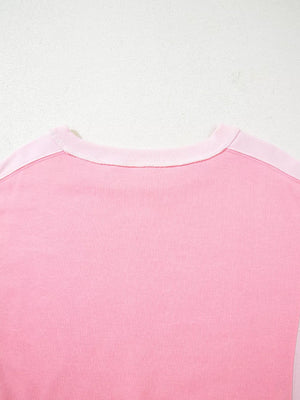 2-tone Color Block Patchwork Sweatshirt option 6