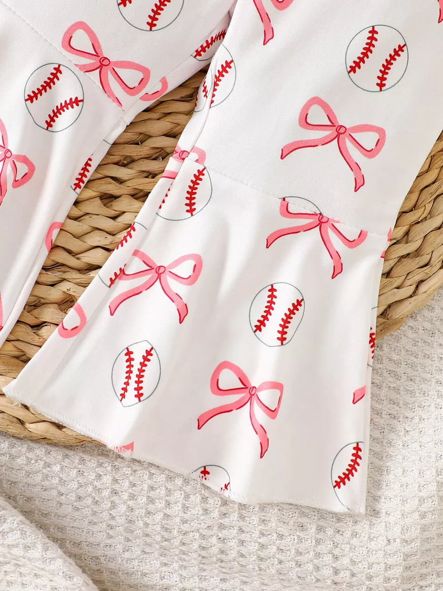 Children's Baseball Short Sleeve Bodysuit Set option 5