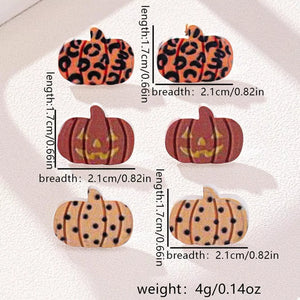 Caramel earrings with mini and post-back