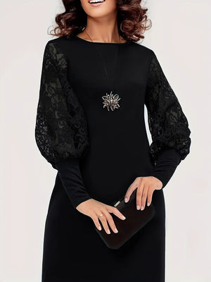 100% polyester Care instructions: Machine wash cold mini dress in Dark Green with straight silhouette