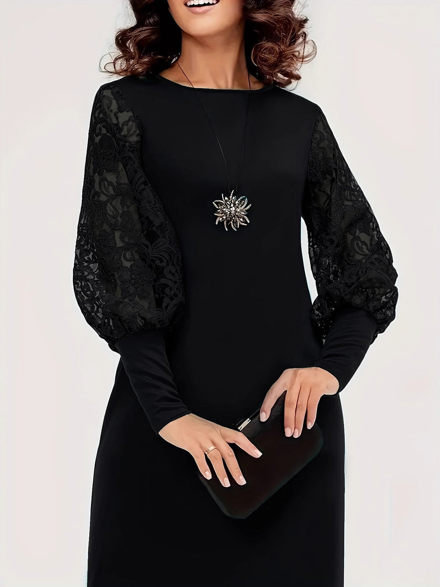 100% polyester Care instructions: Machine wash cold mini dress in Dark Green with straight silhouette