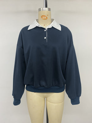 navy blue sweatshirt