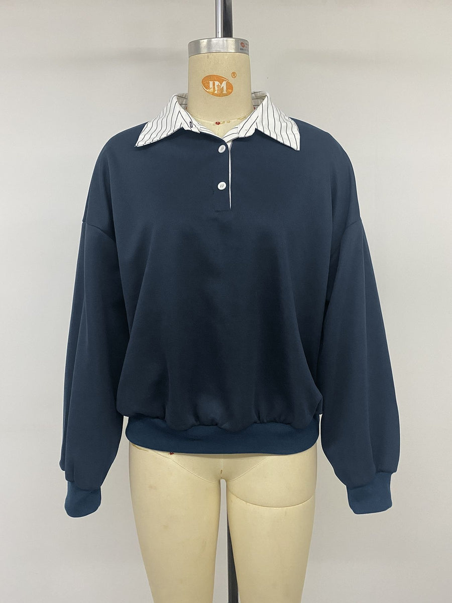 navy blue sweatshirt