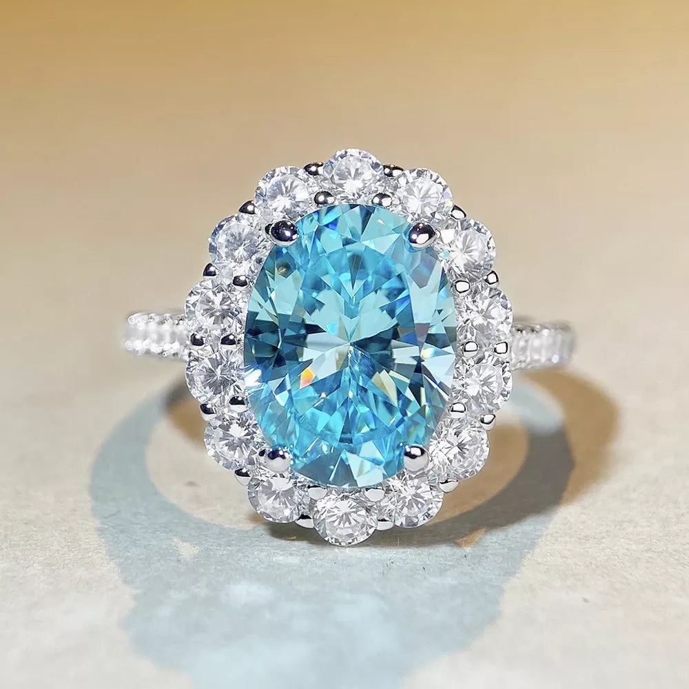 glam ring in silver with none