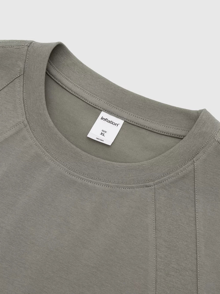 Sage Men's Solid Color Short Sleeve T-shirt