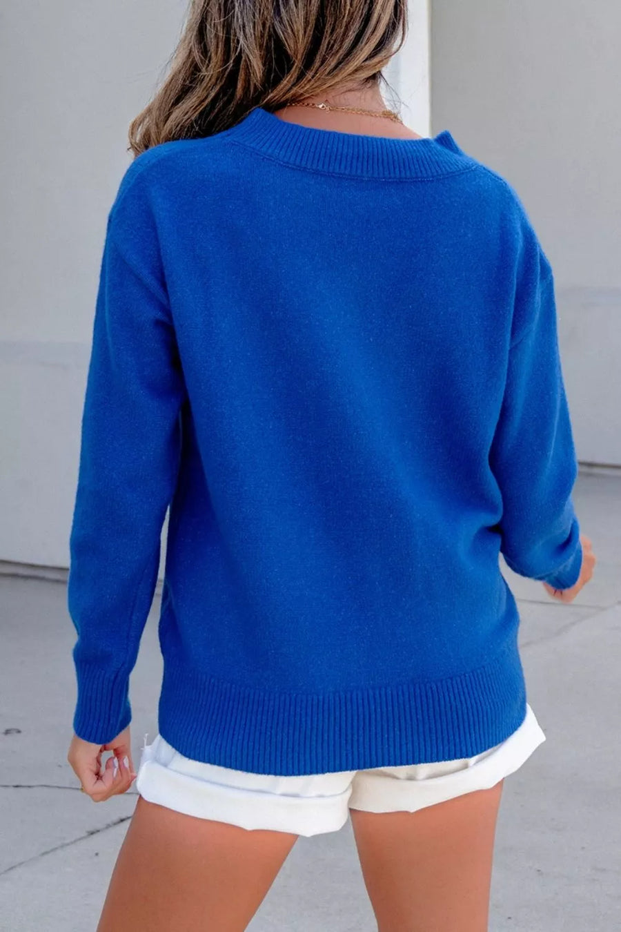 Duck Graphic Drop Shoulder Sweater option 7