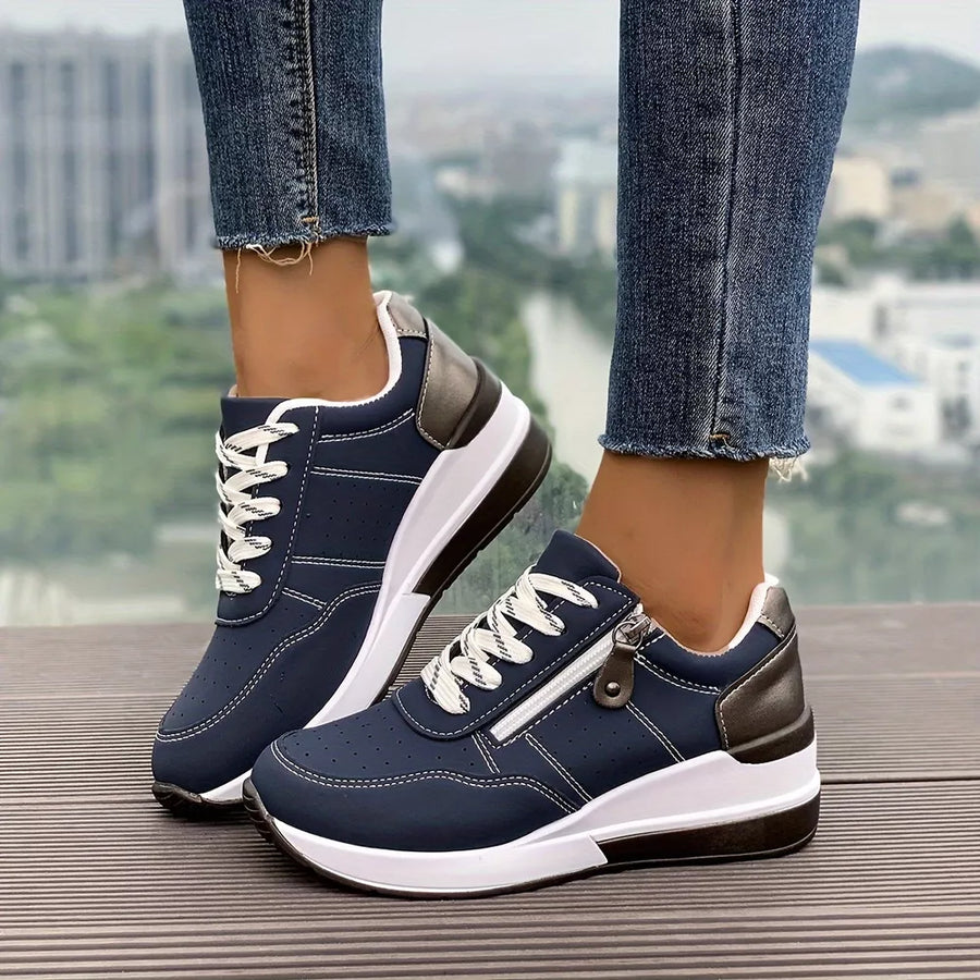 Polyester, Rubber Imported Size &amp sneakers in Sky Blue with regular silhouette