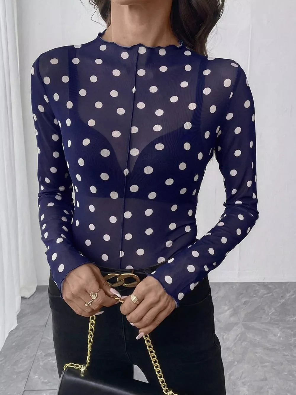 blouse in Green